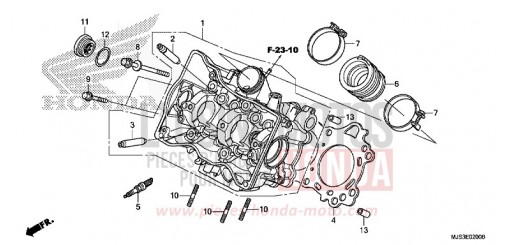 CYLINDER HEAD NC750JH de 2017